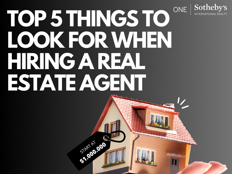 The Top 5 Qualities you want when hiring a Real Estate Agent